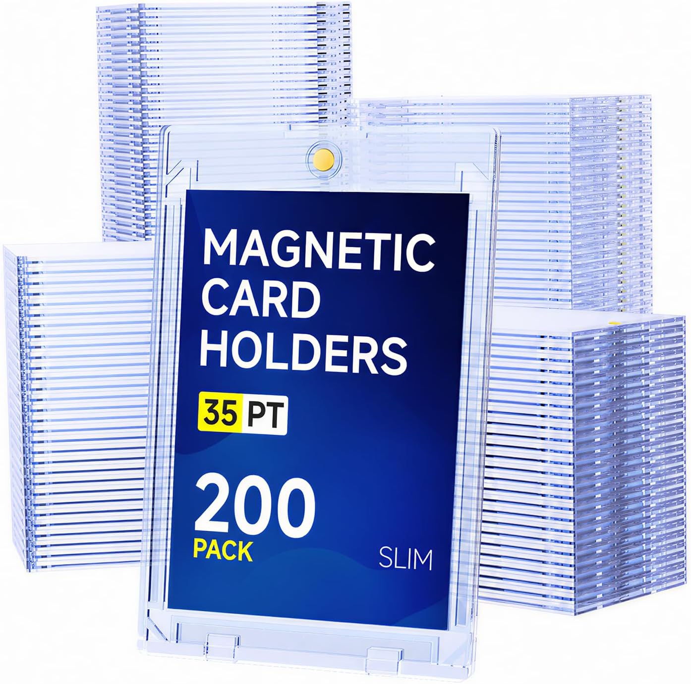 Magnetic Card Holders (200-Pack)
