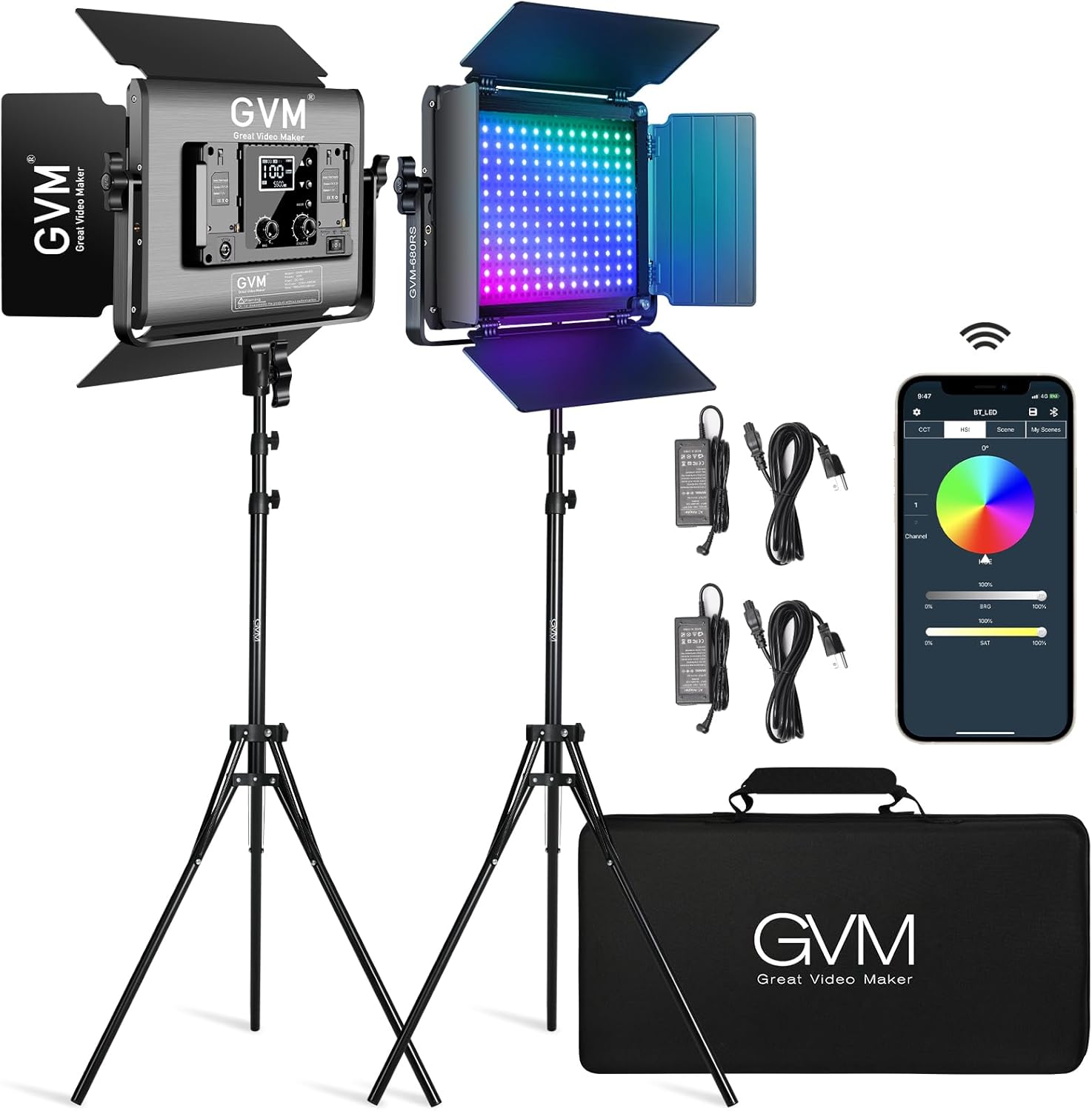 GVM 680RS RGB LED Panel (2-Pack)