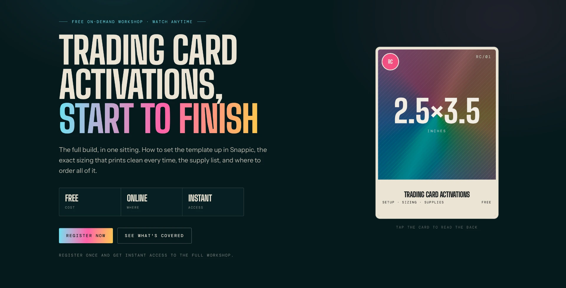 Trading Card Activations replay